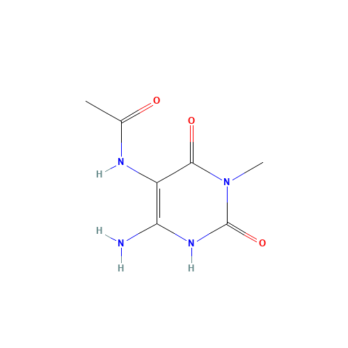 N-(6-amino-3-methyl-2,4-dioxo-1H-pyrimidin-5-yl)acetamide (CAS: 19893-78-8) - Related Chemical Product