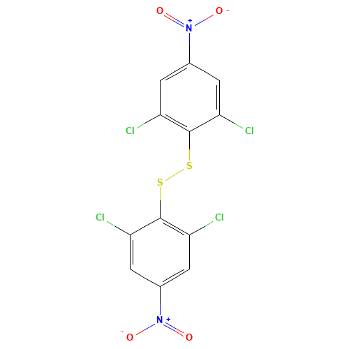 1,3-dichloro-2-[(2,6-dichloro-4-nitrophenyl)disulfanyl]-5-nitrobenzene (CAS: 74875-16-4) - Related Chemical Product