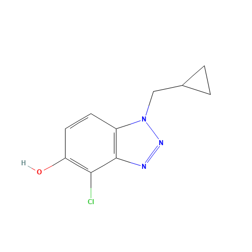 4-chloro-1-(cyclopropylmethyl)benzotriazol-5-ol (CAS: 1257327-85-7) - Related Chemical Product