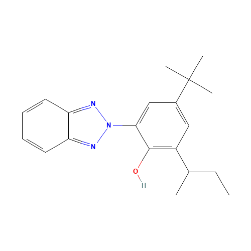 2-(benzotriazol-2-yl)-6-butan-2-yl-4-tert-butylphenol (CAS: 36437-37-3) - Related Chemical Product