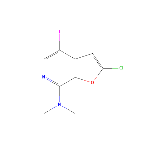 2-chloro-4-iodo-N,N-dimethylfuro[2,3-c]pyridin-7-amine (CAS: 1326713-79-4) - Related Chemical Product