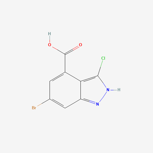 6-bromo-3-chloro-2H-indazole-4-carboxylic acid (CAS: 885523-72-8) - Related Chemical Product