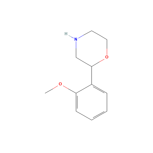 2-(2-methoxyphenyl)morpholine (CAS: 1001940-35-7) - Chemical Structure and Molecular Formula 