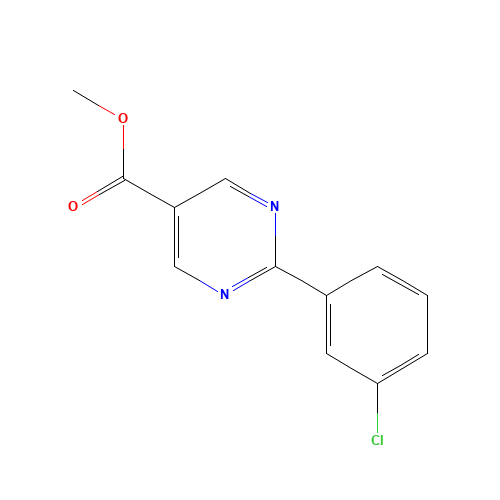 methyl 2-(3-chlorophenyl)pyrimidine-5-carboxylate (CAS: 1263059-68-2) - Related Chemical Product