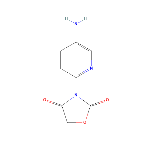 3-(5-aminopyridin-2-yl)-1,3-oxazolidine-2,4-dione (CAS: 1266336-02-0) - Related Chemical Product