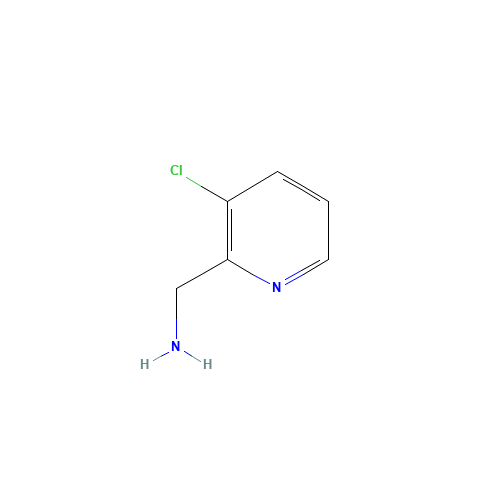 (3-chloropyridin-2-yl)methanamine (CAS: 500305-98-6) - Chemical Structure and Molecular Formula 