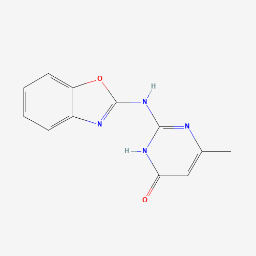 2-(1,3-benzoxazol-2-ylamino)-6-methyl-1H-pyrimidin-4-one (CAS: 86328-33-8) - Related Chemical Product