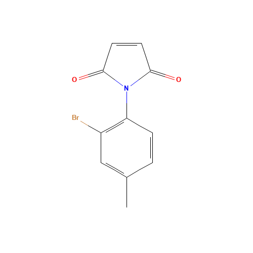 1-(2-bromo-4-methylphenyl)pyrrole-2,5-dione (CAS: 40011-62-9) - Related Chemical Product