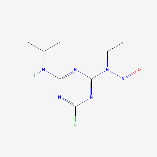 N-[4-chloro-6-(propan-2-ylamino)-1,3,5-triazin-2-yl]-N-ethylnitrous amide (CAS: 56525-09-8) - Related Chemical Product