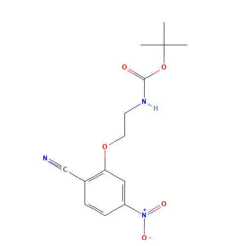 tert-butyl N-[2-(2-cyano-5-nitrophenoxy)ethyl]carbamate (CAS: 1356009-64-7) - Related Chemical Product