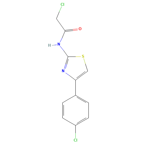 2-chloro-N-[4-(4-chlorophenyl)-1,3-thiazol-2-yl]acetamide (CAS: 6125-31-1) - Related Chemical Product