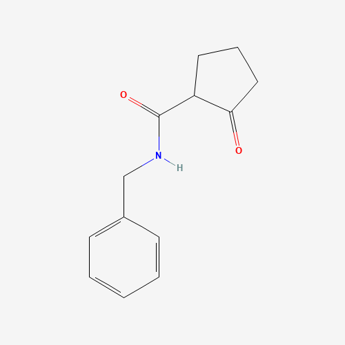 N-benzyl-2-oxocyclopentane-1-carboxamide (CAS: 2799-86-2) - Chemical Structure and Molecular Formula 