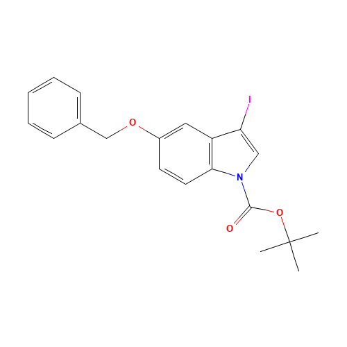 tert-butyl 3-iodo-5-phenylmethoxyindole-1-carboxylate (CAS: 914349-29-4) - Related Chemical Product