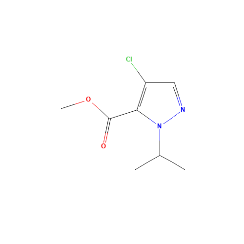 methyl 4-chloro-2-propan-2-ylpyrazole-3-carboxylate (CAS: 1198436-60-0) - Related Chemical Product