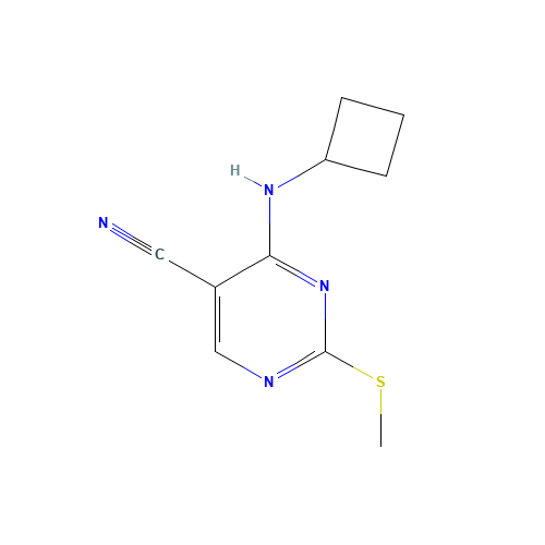 4-(cyclobutylamino)-2-methylsulfanylpyrimidine-5-carbonitrile (CAS: 1192132-93-6) - Related Chemical Product