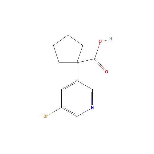 1-(5-bromopyridin-3-yl)cyclopentane-1-carboxylic acid (CAS: 1195178-83-6) - Related Chemical Product
