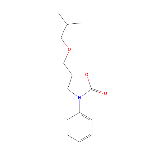 5-(2-methylpropoxymethyl)-3-phenyl-1,3-oxazolidin-2-one (CAS: 1174337-25-7) - Related Chemical Product