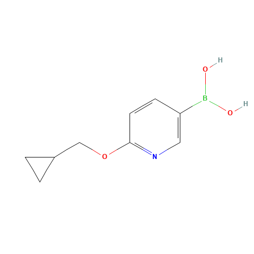 [6-(cyclopropylmethoxy)pyridin-3-yl]boronic acid (CAS: 1028749-31-6) - Related Chemical Product