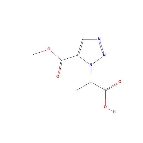 2-(5-methoxycarbonyltriazol-1-yl)propanoic acid (CAS: 1190392-89-2) - Related Chemical Product