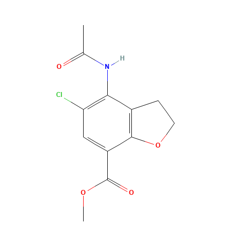 methyl 4-acetamido-5-chloro-2,3-dihydro-1-benzofuran-7-carboxylate (CAS: 143878-29-9) - Related Chemical Product
