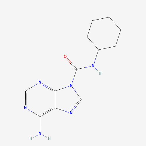 6-amino-N-cyclohexylpurine-9-carboxamide (CAS: 64442-34-8) - Related Chemical Product