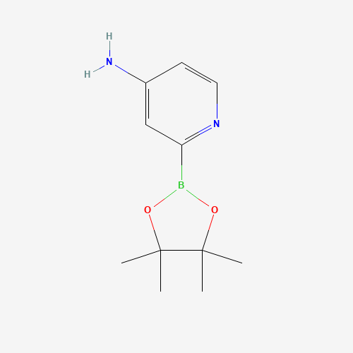 2-(4,4,5,5-tetramethyl-1,3,2-dioxaborolan-2-yl)pyridin-4-amine (CAS: 1061750-57-9) - Related Chemical Product