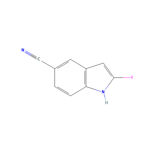 2-iodo-1H-indole-5-carbonitrile (CAS: 1243279-26-6) - Related Chemical Product