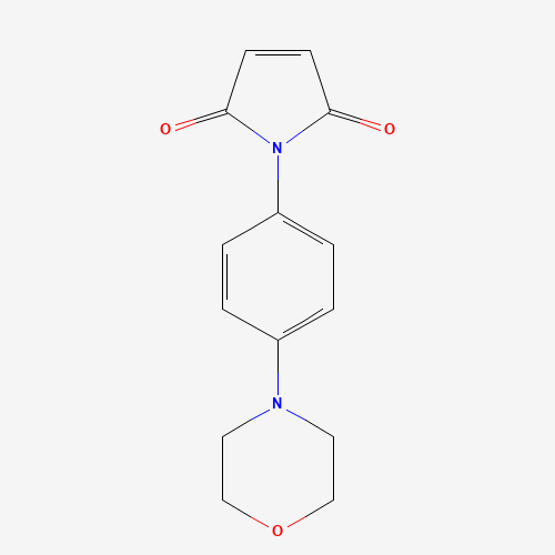 1-(4-morpholin-4-ylphenyl)pyrrole-2,5-dione (CAS: 216774-38-8) - Related Chemical Product