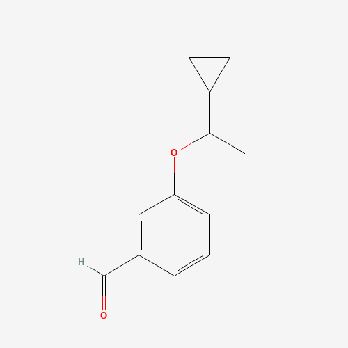 3-(1-cyclopropylethoxy)benzaldehyde (CAS: 1202170-07-7) - Related Chemical Product