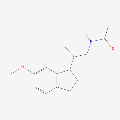 N-[2-(6-methoxy-2,3-dihydro-1H-inden-1-yl)propyl]acetamide (CAS: 1145971-97-6) - Related Chemical Product