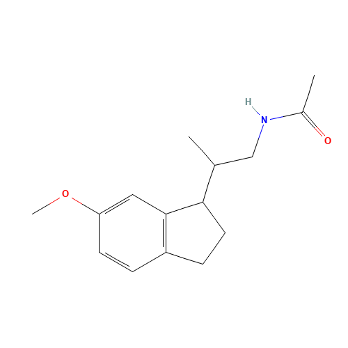 N-[2-(6-methoxy-2,3-dihydro-1H-inden-1-yl)propyl]acetamide (CAS: 1145971-97-6) - Related Chemical Product