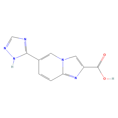 6-(1H-1,2,4-triazol-5-yl)imidazo[1,2-a]pyridine-2-carboxylic acid (CAS: 1167626-89-2) - Related Chemical Product
