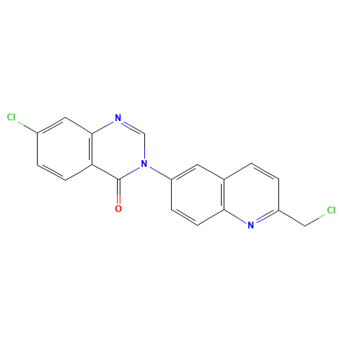 7-chloro-3-[2-(chloromethyl)quinolin-6-yl]quinazolin-4-one (CAS: 832102-32-6) - Related Chemical Product