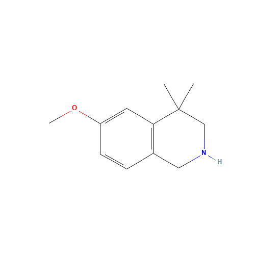 6-methoxy-4,4-dimethyl-2,3-dihydro-1H-isoquinoline (CAS: 62245-15-2) - Related Chemical Product