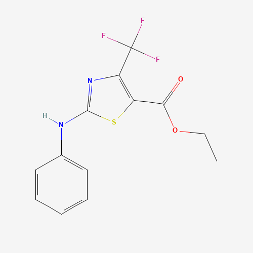 ethyl 2-anilino-4-(trifluoromethyl)-1,3-thiazole-5-carboxylate (CAS: 937597-96-1) - Related Chemical Product