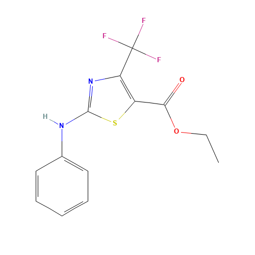 ethyl 2-anilino-4-(trifluoromethyl)-1,3-thiazole-5-carboxylate (CAS: 937597-96-1) - Related Chemical Product
