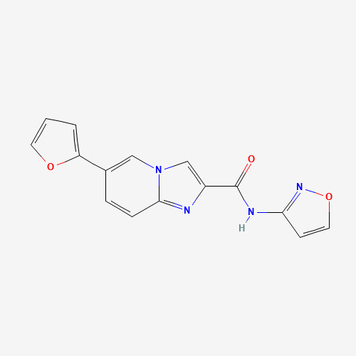 6-(furan-2-yl)-N-(1,2-oxazol-3-yl)imidazo[1,2-a]pyridine-2-carboxamide (CAS: 1186087-82-0) - Related Chemical Product