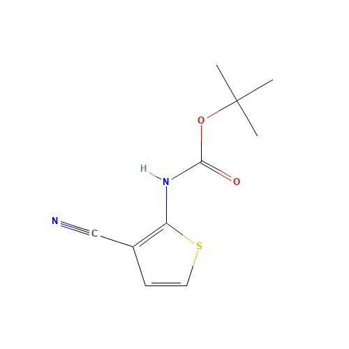 tert-butyl N-(3-cyanothiophen-2-yl)carbamate (CAS: 1093881-16-3) - Related Chemical Product