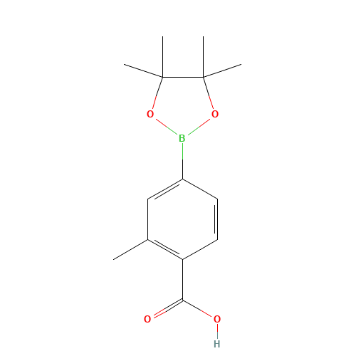2-methyl-4-(4,4,5,5-tetramethyl-1,3,2-dioxaborolan-2-yl)benzoic acid (CAS: 890839-22-2) - Related Chemical Product