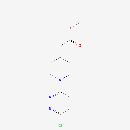 ethyl 2-[1-(6-chloropyridazin-3-yl)piperidin-4-yl]acetate (CAS: 1246471-48-6) - Related Chemical Product
