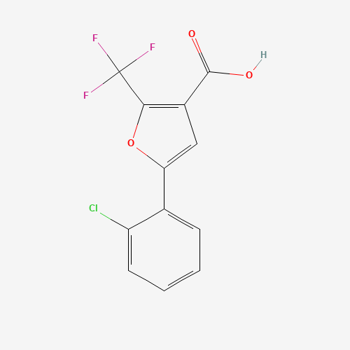 5-(2-chlorophenyl)-2-(trifluoromethyl)furan-3-carboxylic acid (CAS: 243977-26-6) - Related Chemical Product