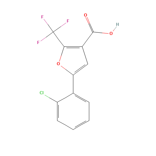5-(2-chlorophenyl)-2-(trifluoromethyl)furan-3-carboxylic acid (CAS: 243977-26-6) - Related Chemical Product