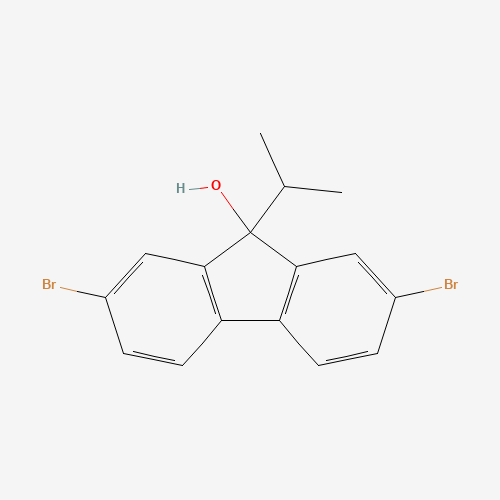 2,7-dibromo-9-propan-2-ylfluoren-9-ol (CAS: 1616114-09-0) - Related Chemical Product