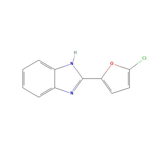 2-(5-chlorofuran-2-yl)-1H-benzimidazole (CAS: 4303-18-8) - Related Chemical Product