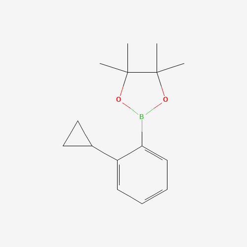 2-(2-cyclopropylphenyl)-4,4,5,5-tetramethyl-1,3,2-dioxaborolane (CAS: 1362243-53-5) - Related Chemical Product
