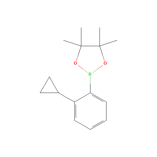 2-(2-cyclopropylphenyl)-4,4,5,5-tetramethyl-1,3,2-dioxaborolane (CAS: 1362243-53-5) - Related Chemical Product