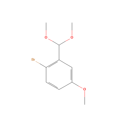 1-bromo-2-(dimethoxymethyl)-4-methoxybenzene (CAS: 181780-66-5) - Related Chemical Product