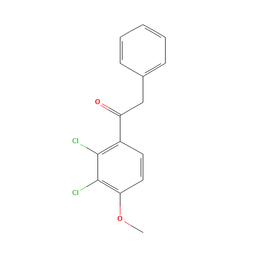 1-(2,3-dichloro-4-methoxyphenyl)-2-phenylethanone (CAS: 59043-83-3) - Related Chemical Product