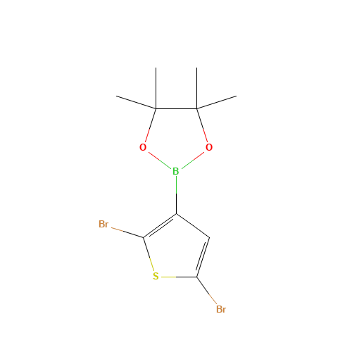 2-(2,5-dibromothiophen-3-yl)-4,4,5,5-tetramethyl-1,3,2-dioxaborolane (CAS: 942070-22-6) - Related Chemical Product