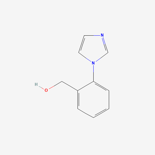 (2-imidazol-1-ylphenyl)methanol (CAS: 25373-56-2) - Chemical Structure and Molecular Formula 